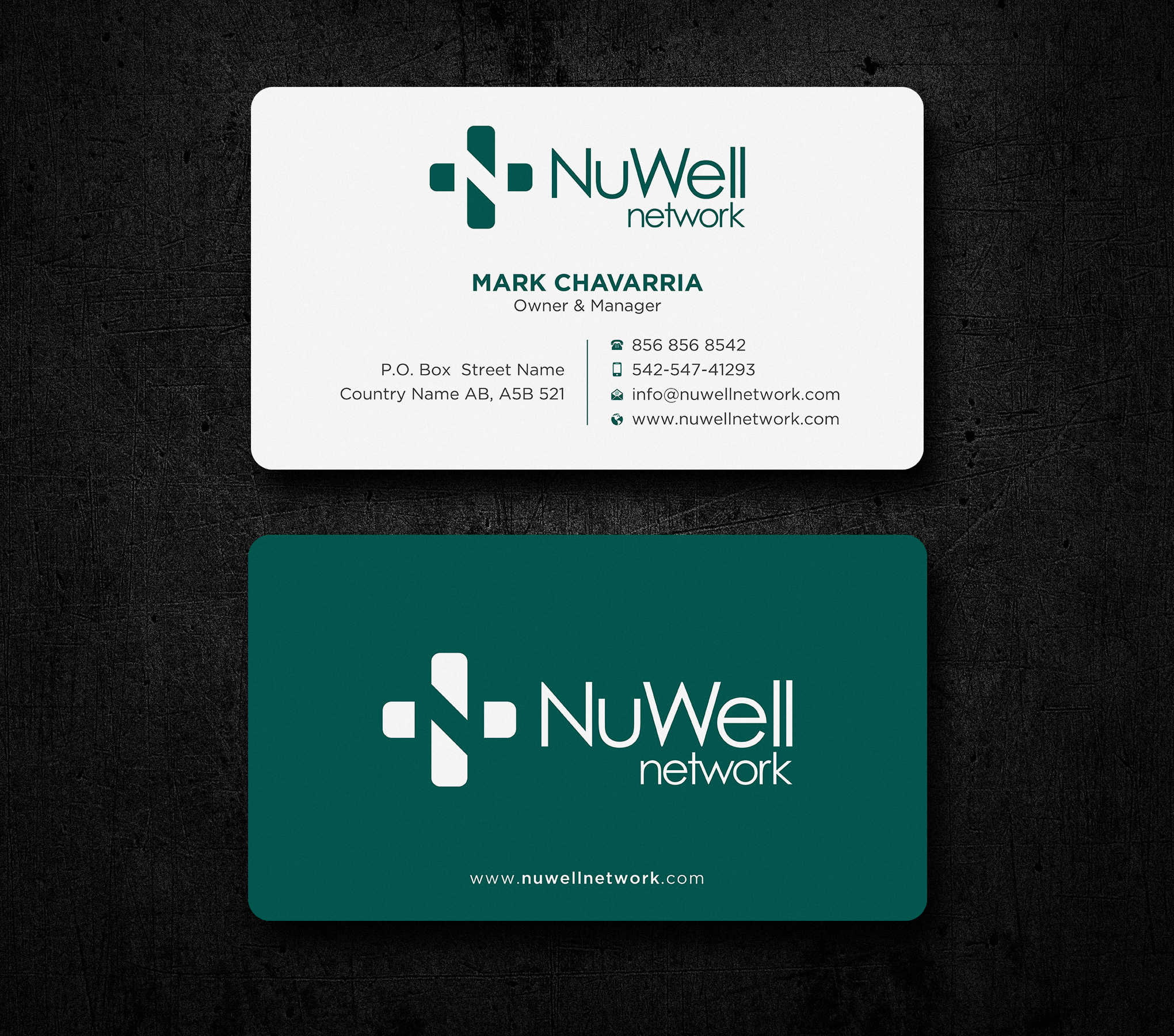 Visitenkarten-Design von Uttom 2 für NuWell Network  | Design #33118549