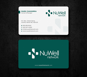 Business Card Design by Uttom 2 for NuWell Network  | Design: #33118550