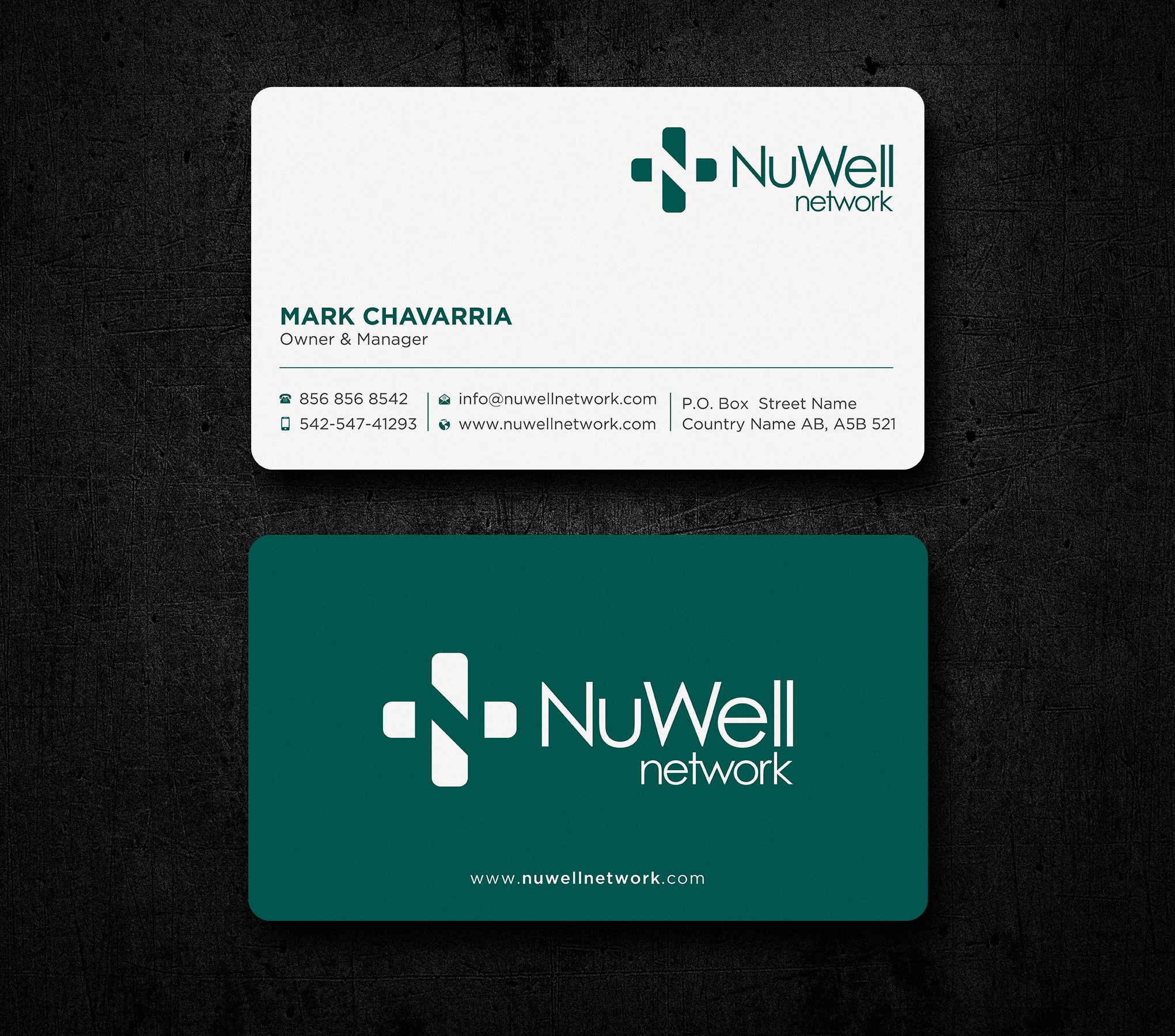 Visitenkarten-Design von Uttom 2 für NuWell Network  | Design #33118553