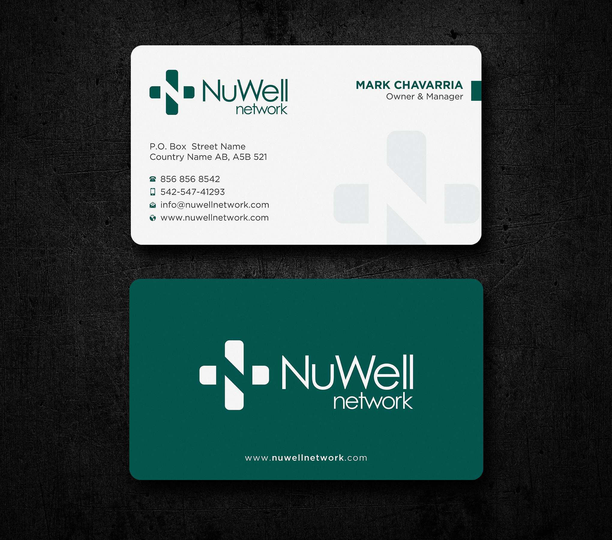 Visitenkarten-Design von Uttom 2 für NuWell Network  | Design #33118555