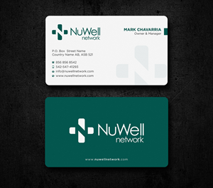 Business Card Design by Uttom 2 for NuWell Network  | Design: #33118555