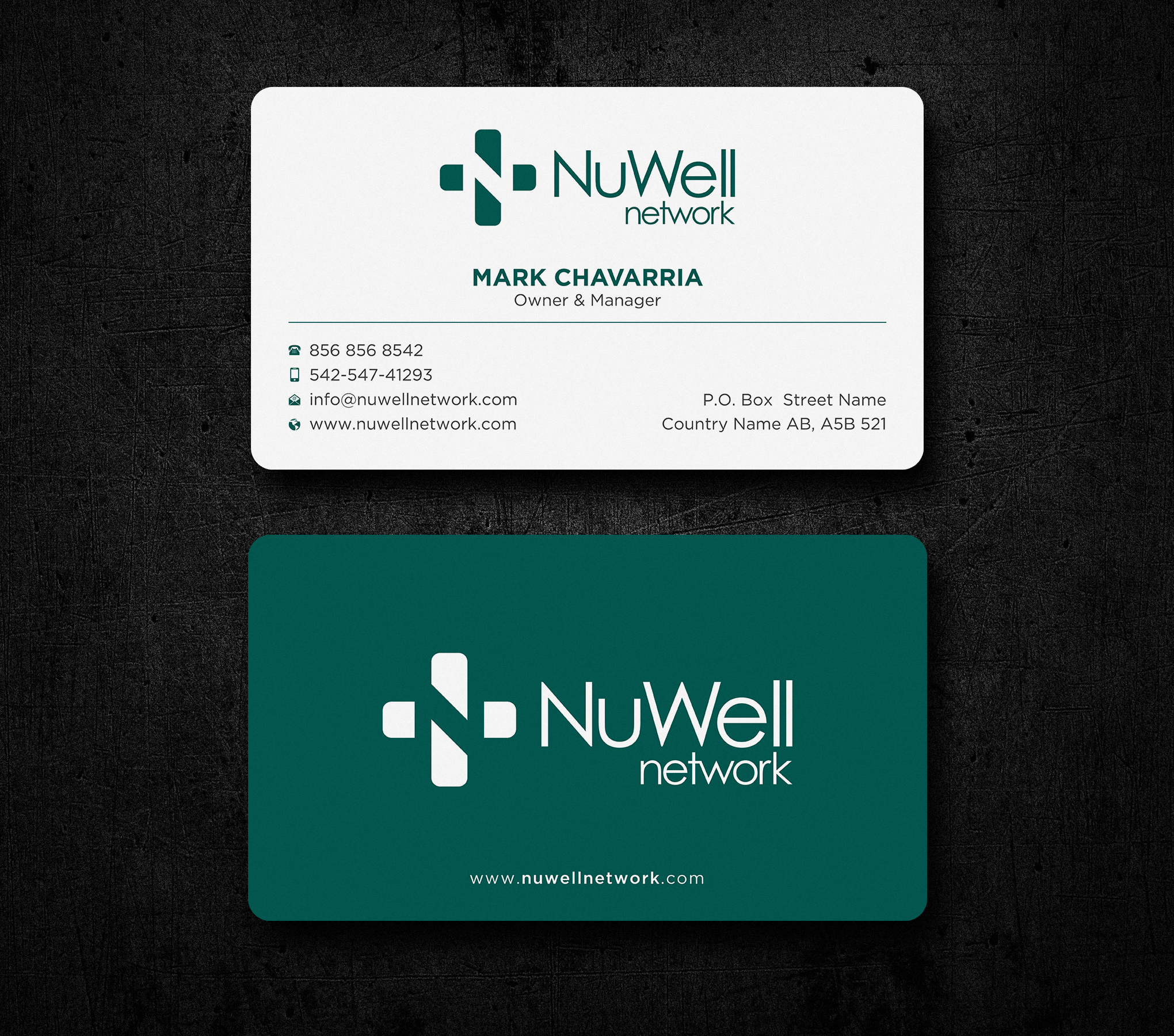 Visitenkarten-Design von Uttom 2 für NuWell Network  | Design #33118556