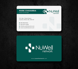 Business Card Design by Uttom 2 for NuWell Network  | Design: #33118557