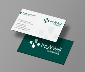 Business Card Design by Uttom 2 for NuWell Network  | Design: #33122451