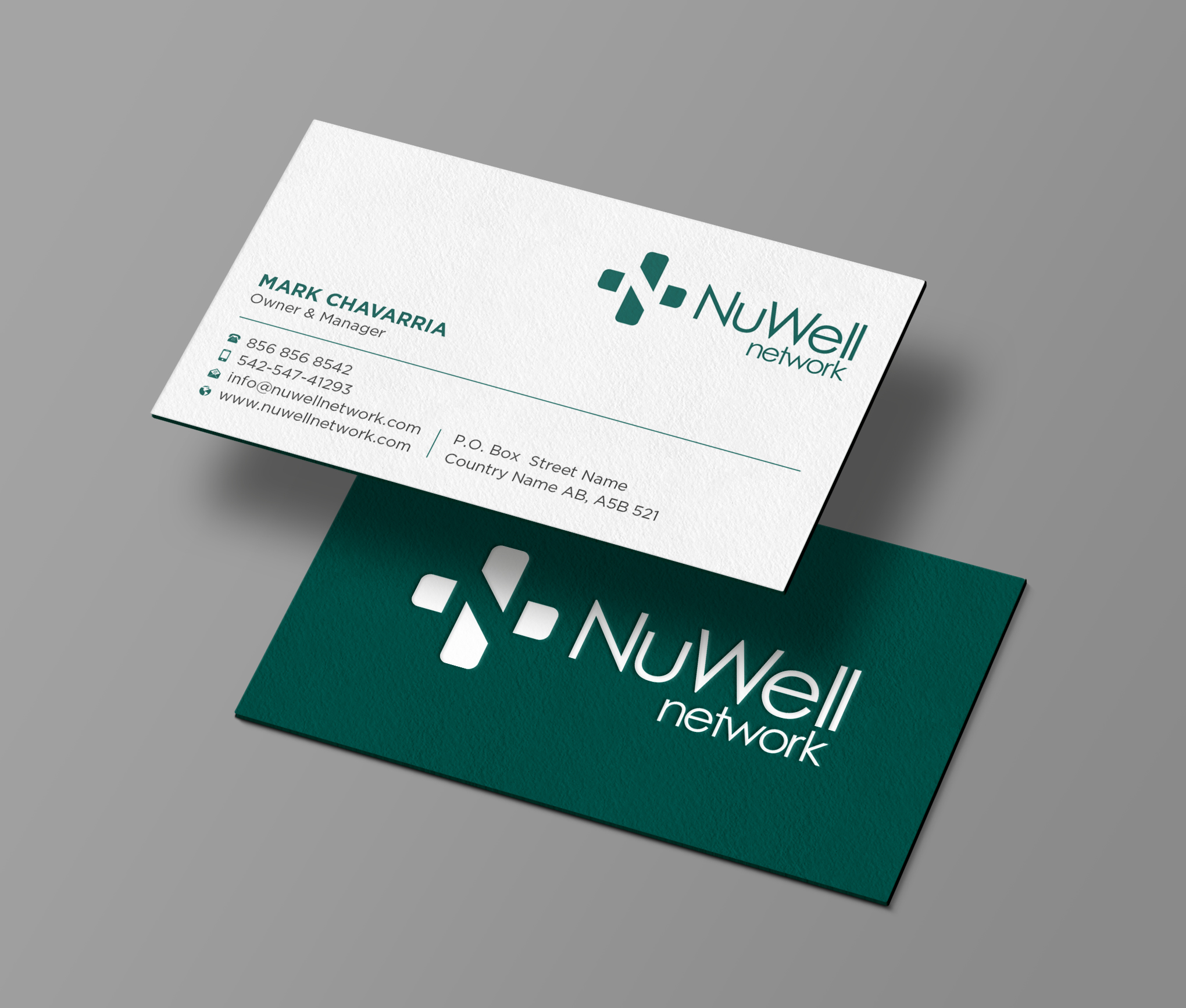 Business Card Design by Uttom 2 for NuWell Network  | Design #33122456