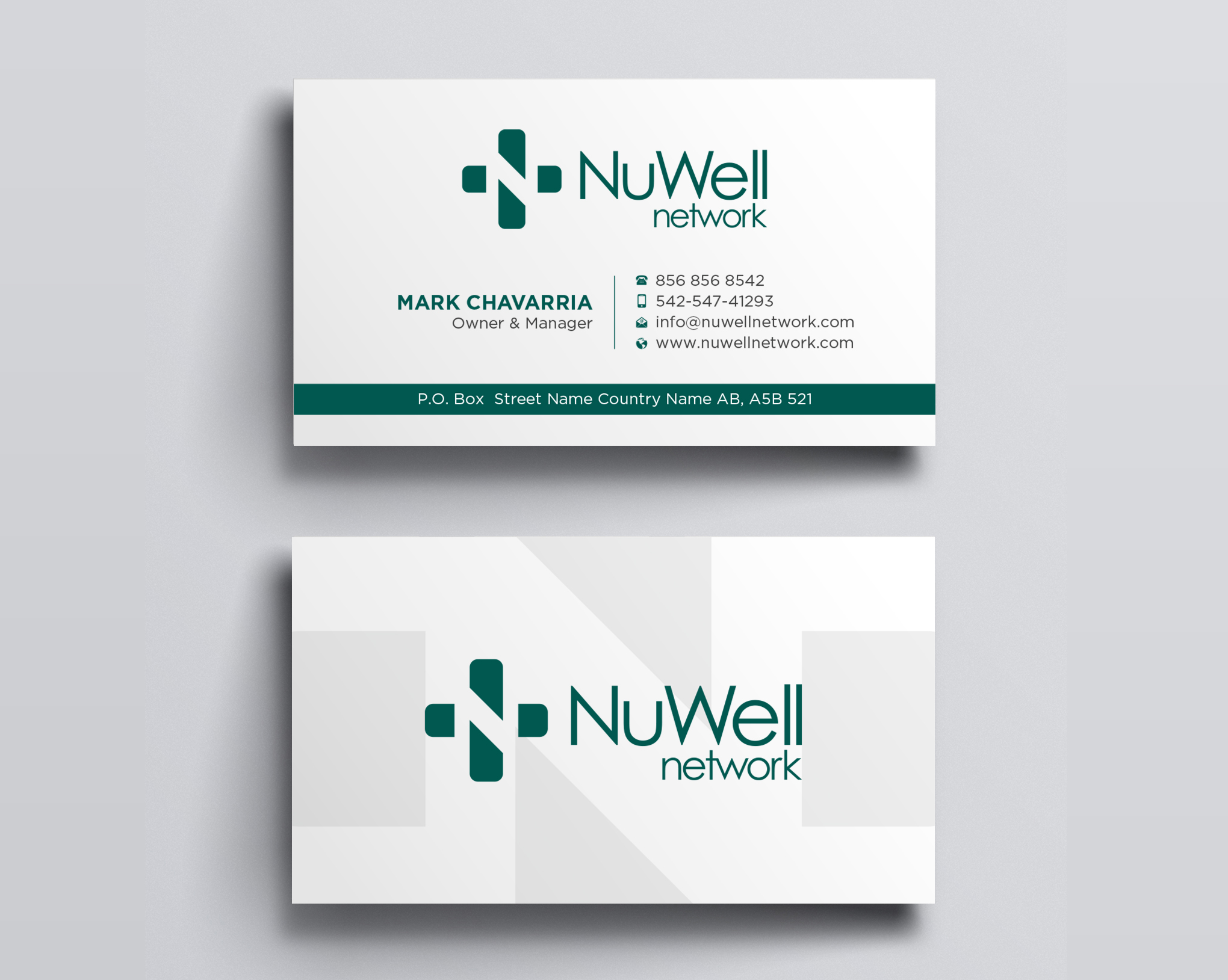 Visitenkarten-Design von Uttom 2 für NuWell Network  | Design #33132564