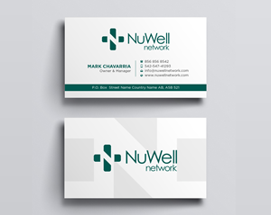 Business Card Design by Uttom 2 for NuWell Network  | Design: #33132564