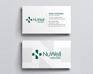 Business Card Design by Uttom 2 for NuWell Network  | Design: #33132565