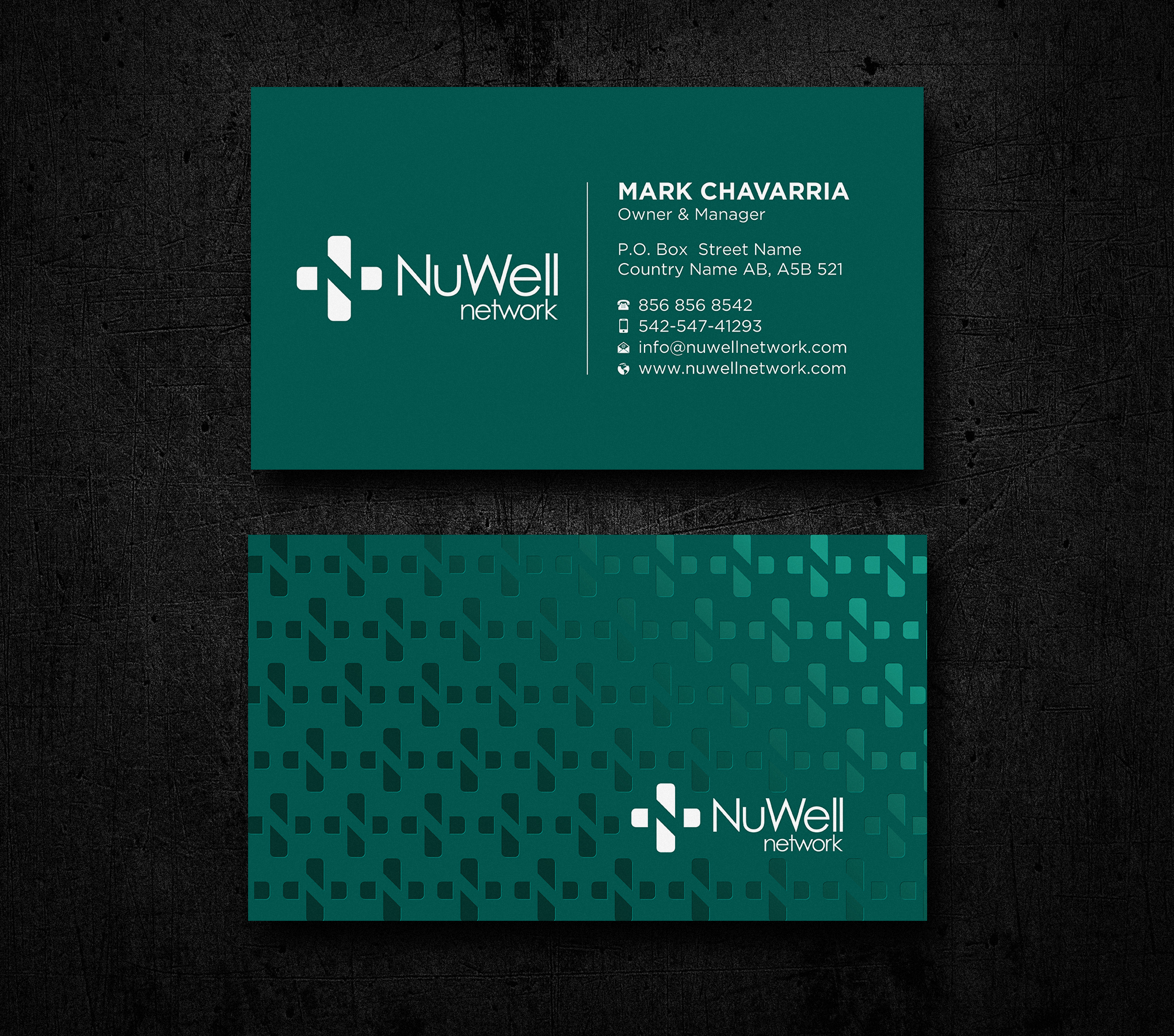 Visitenkarten-Design von Uttom 2 für NuWell Network  | Design #33132573