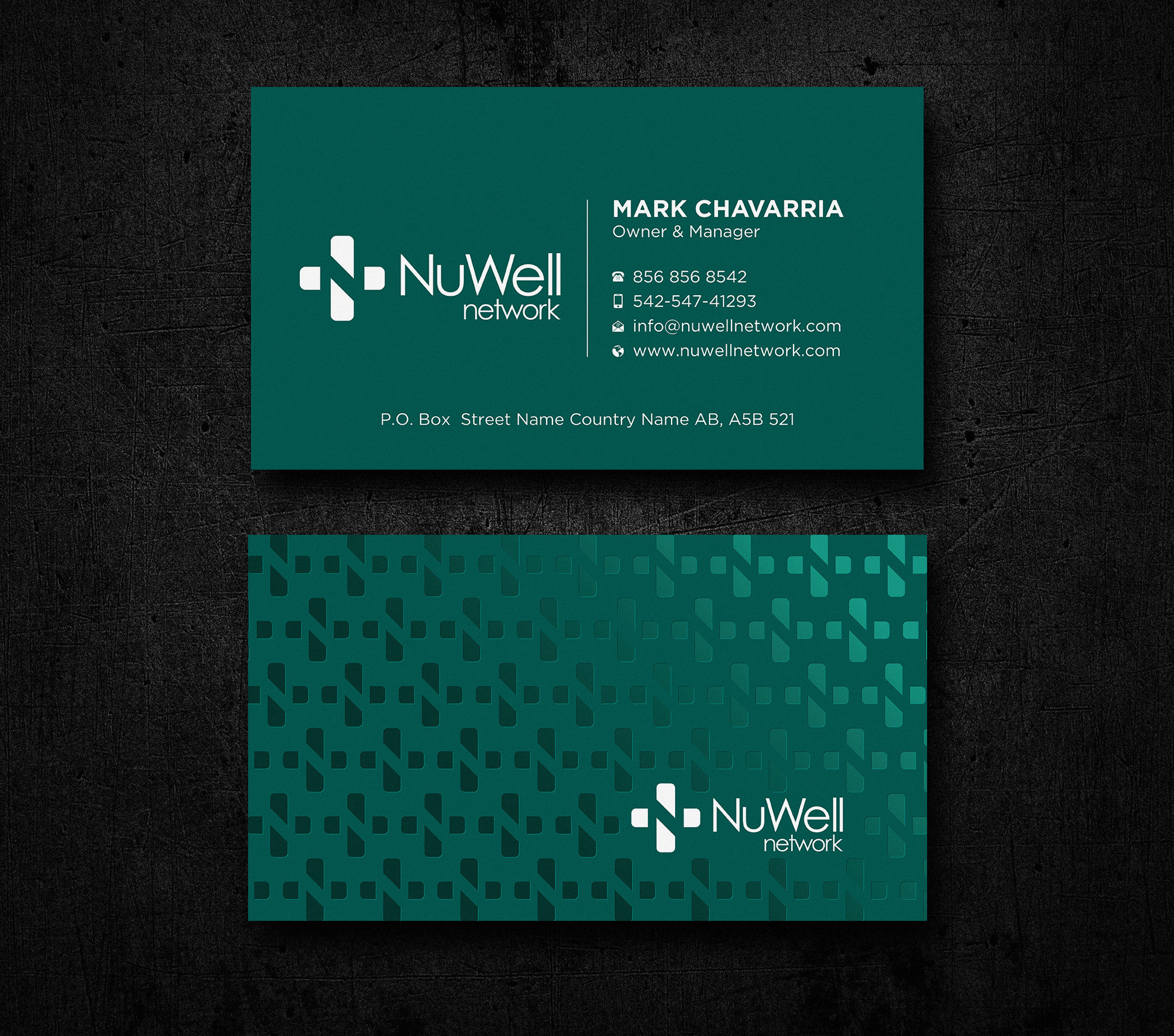 Visitenkarten-Design von Uttom 2 für NuWell Network  | Design #33132575