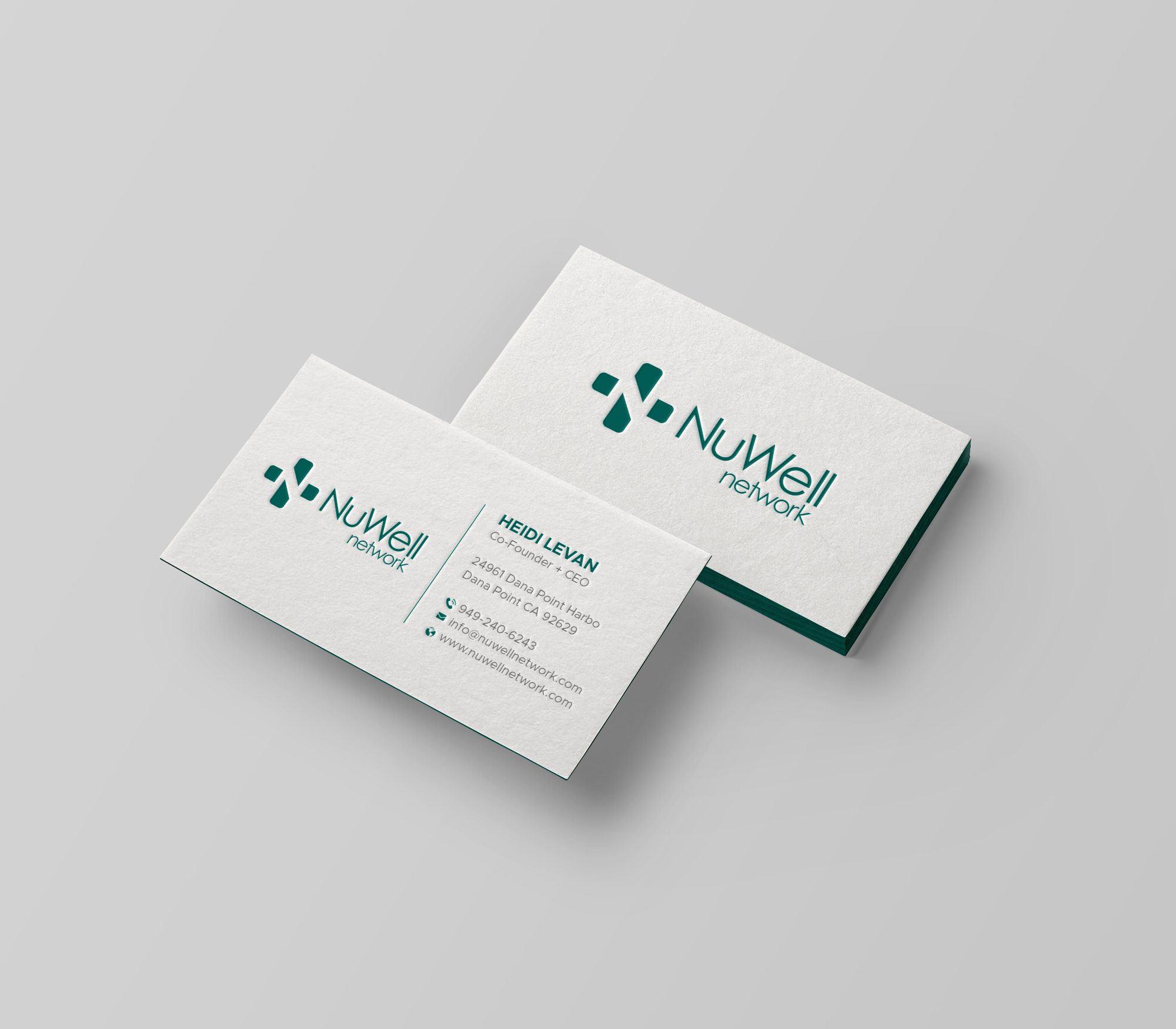 Business Card Design by DesignShout for NuWell Network  | Design #33124718