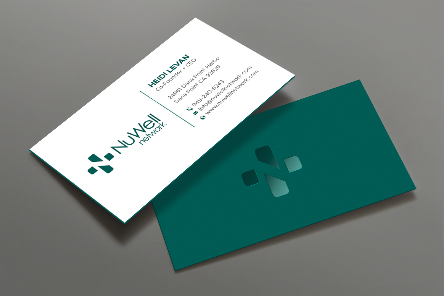 Diseño de Tarjeta de Presentación por DesignShout para NuWell Network  | Diseño: #33124765