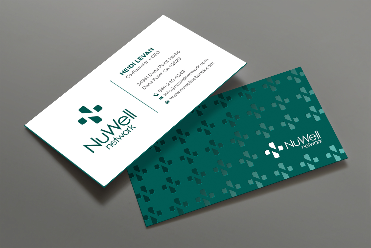 Visitenkarten-Design von DesignShout für NuWell Network  | Design #33124826
