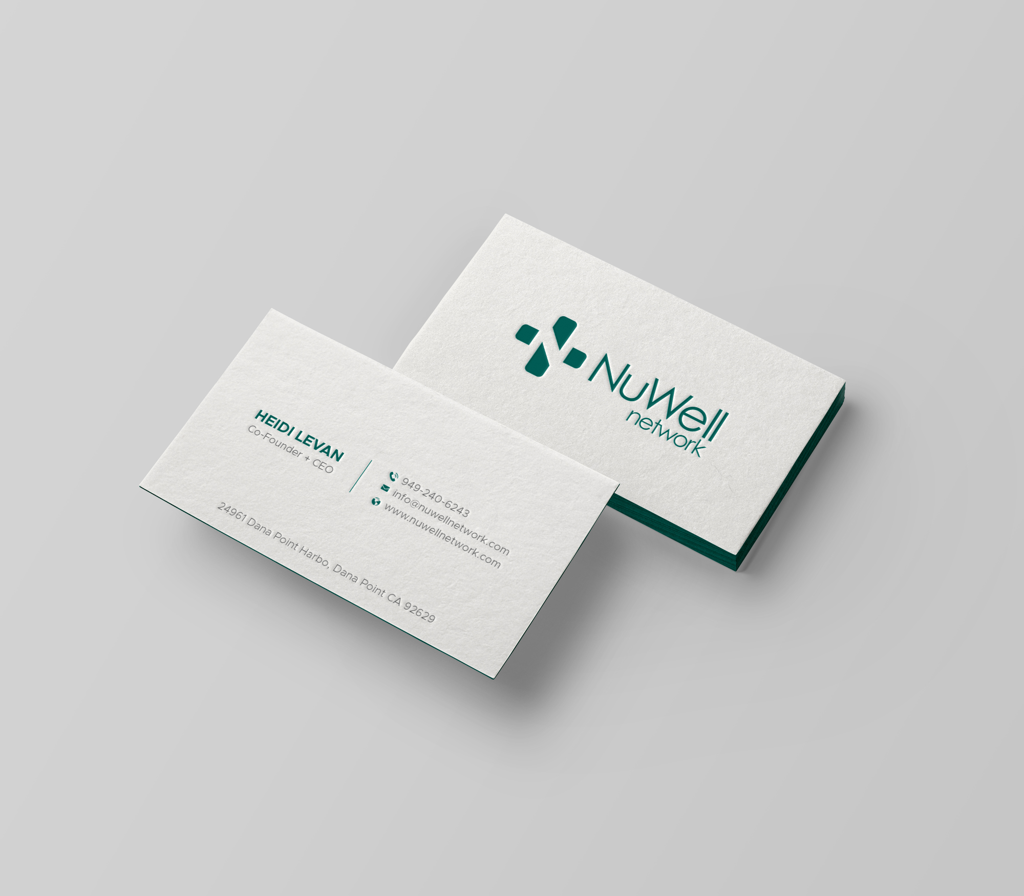 Visitenkarten-Design von DesignShout für NuWell Network  | Design #33124919