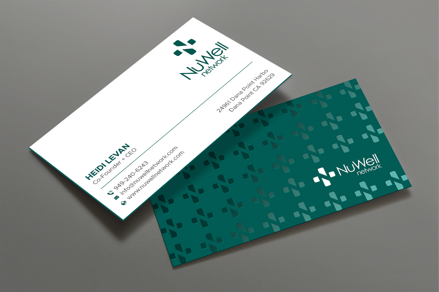 Visitenkarten-Design von DesignShout für NuWell Network  | Design #33124931