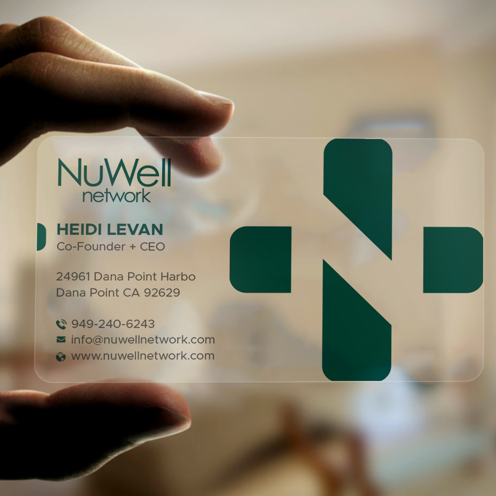 Visitenkarten-Design von DesignShout für NuWell Network  | Design #33124964