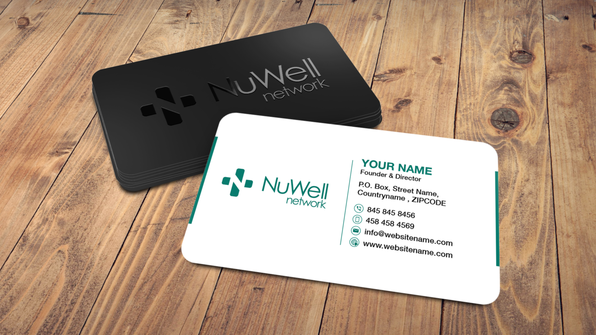 Visitenkarten-Design von Isu-D für NuWell Network  | Design #33133909