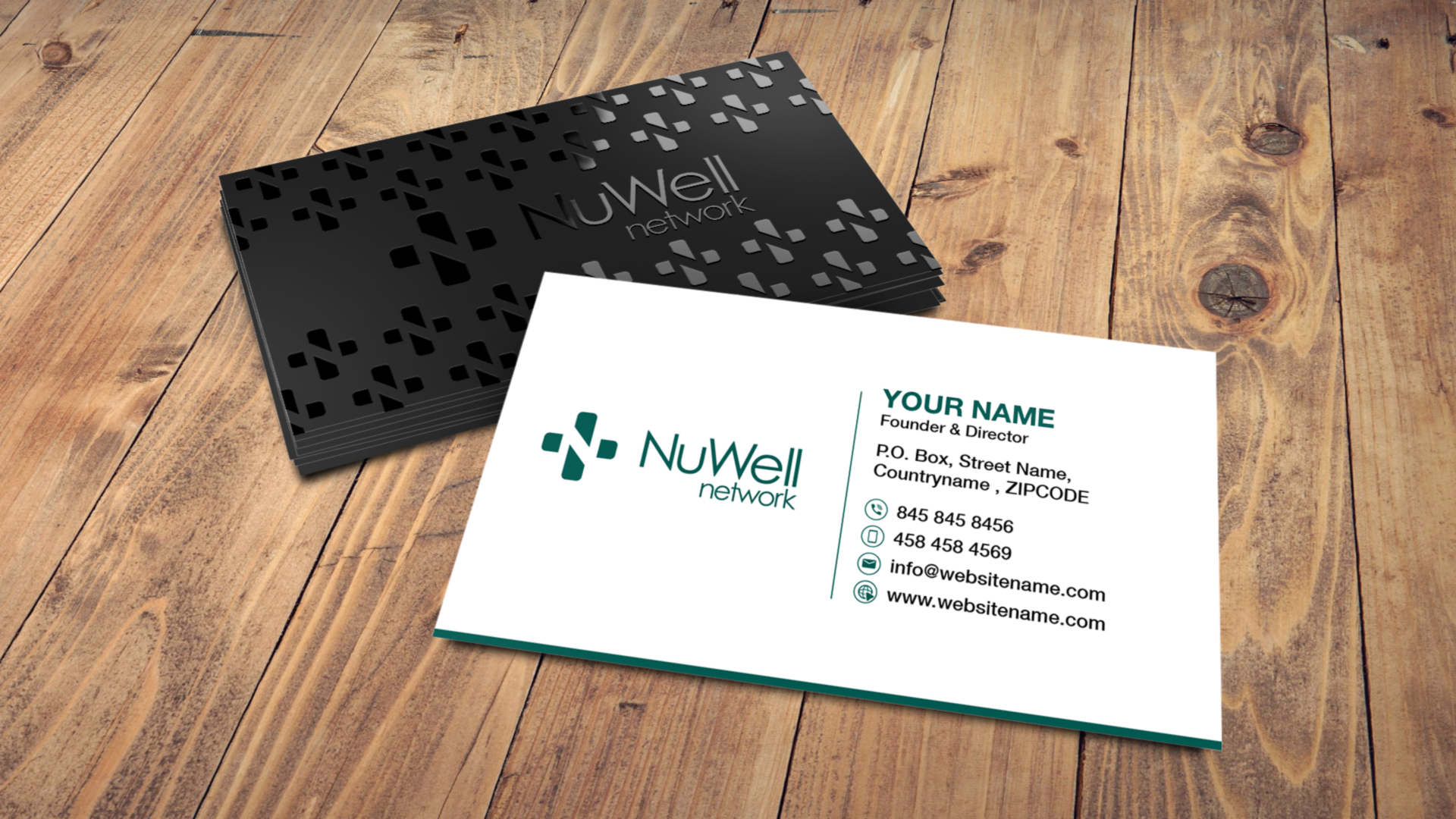 Visitenkarten-Design von Isu-D für NuWell Network  | Design #33133910