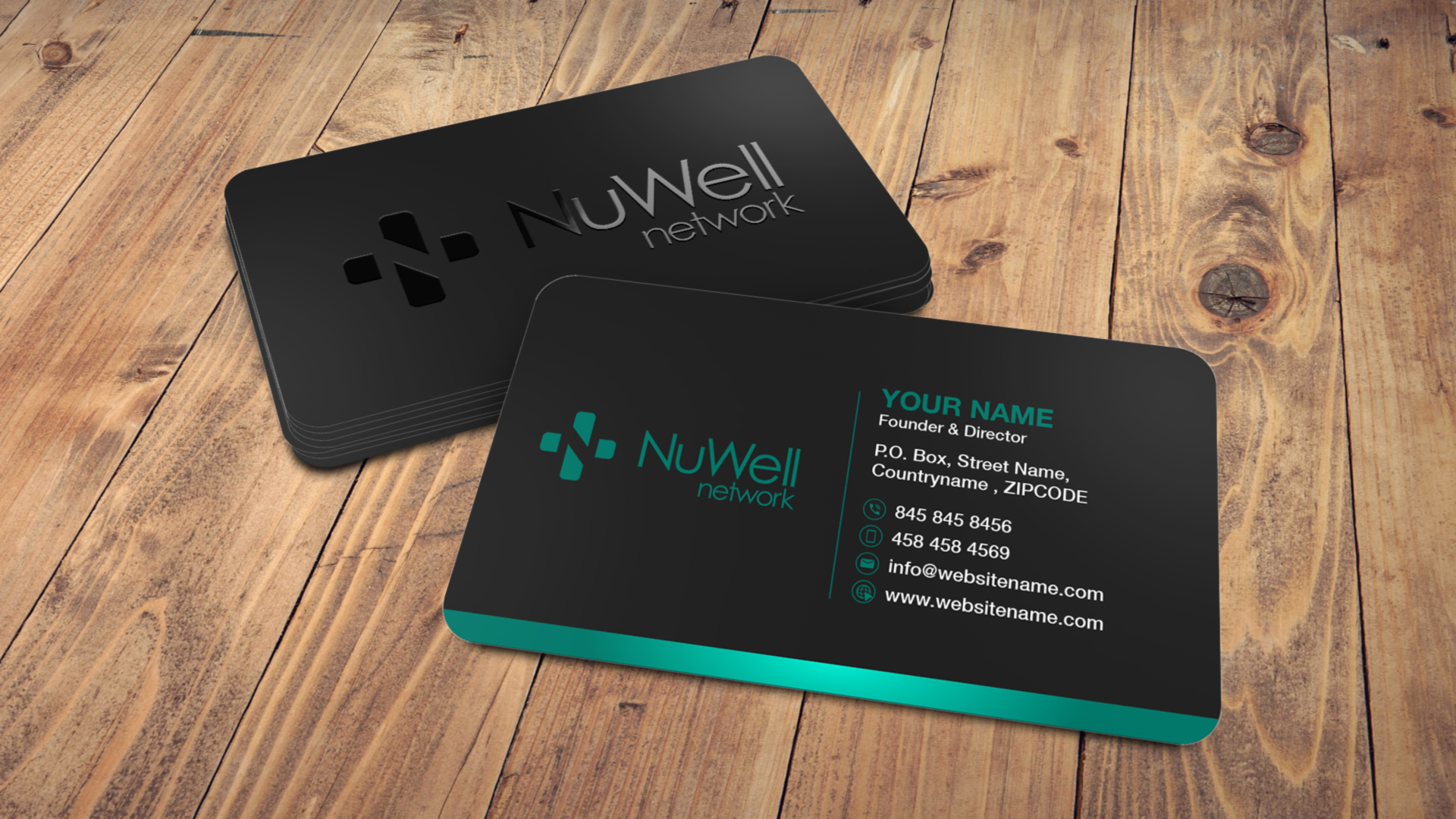 Visitenkarten-Design von Isu-D für NuWell Network  | Design #33133913