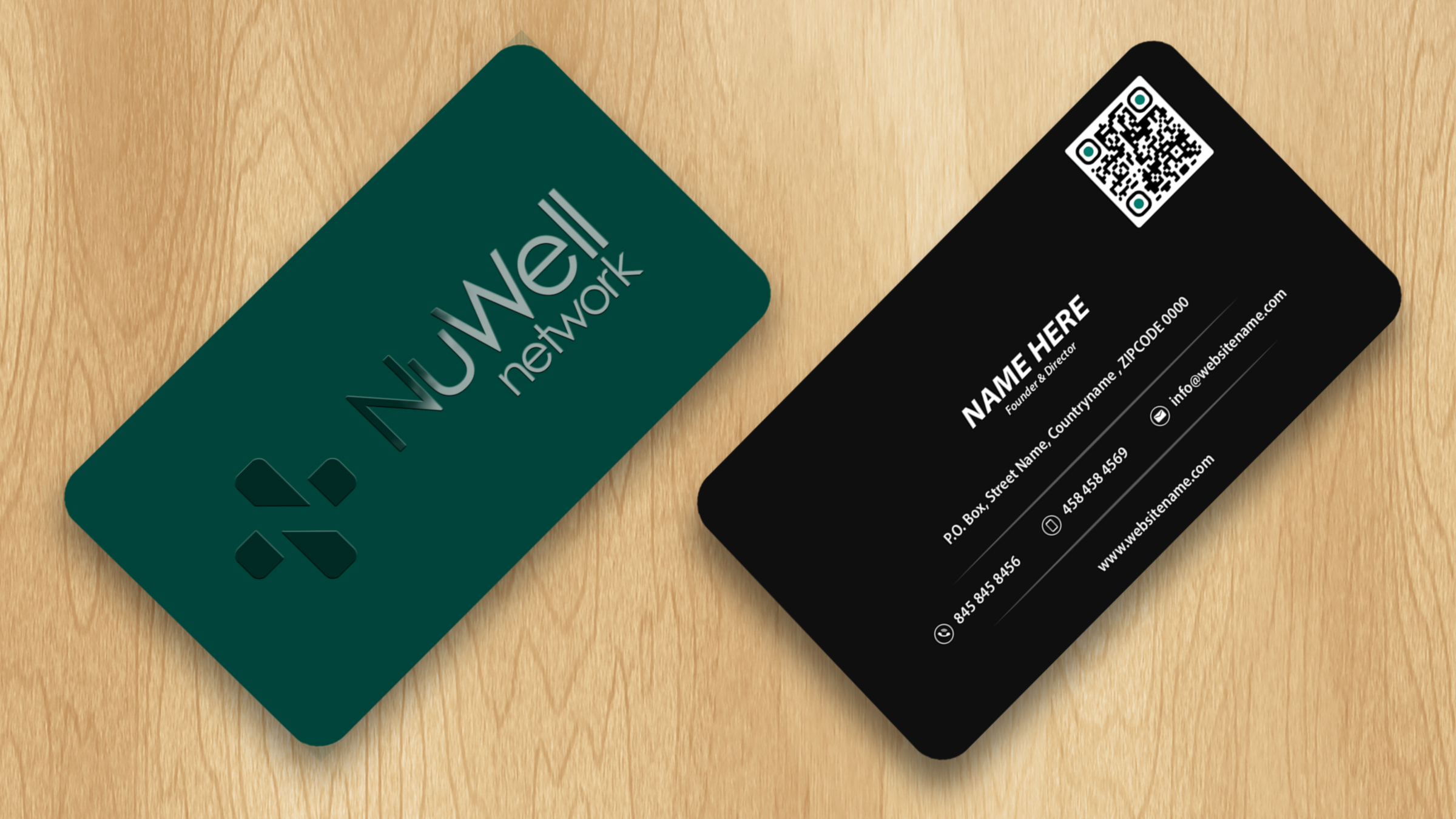 Visitenkarten-Design von Isu-D für NuWell Network  | Design #33143816