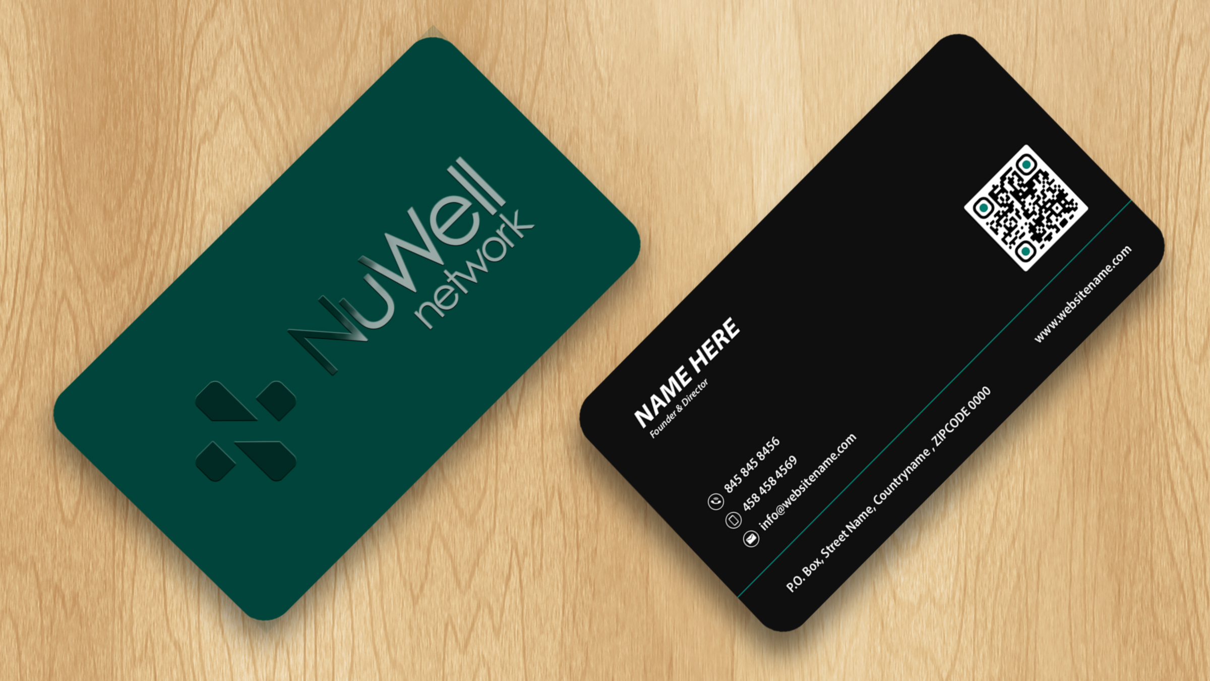 Business Card Design by Isu-D for NuWell Network  | Design #33143817