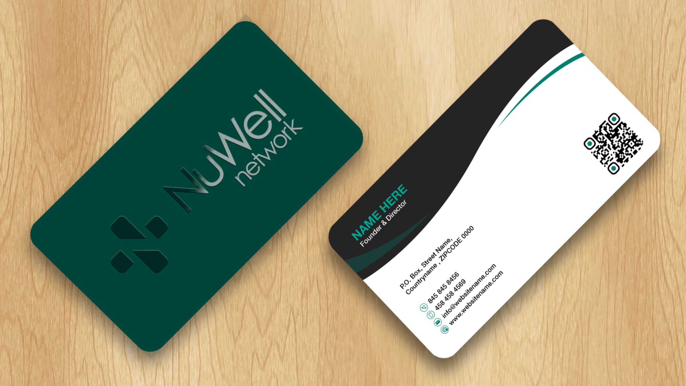Business Card Design by Isu-D for NuWell Network  | Design #33143823