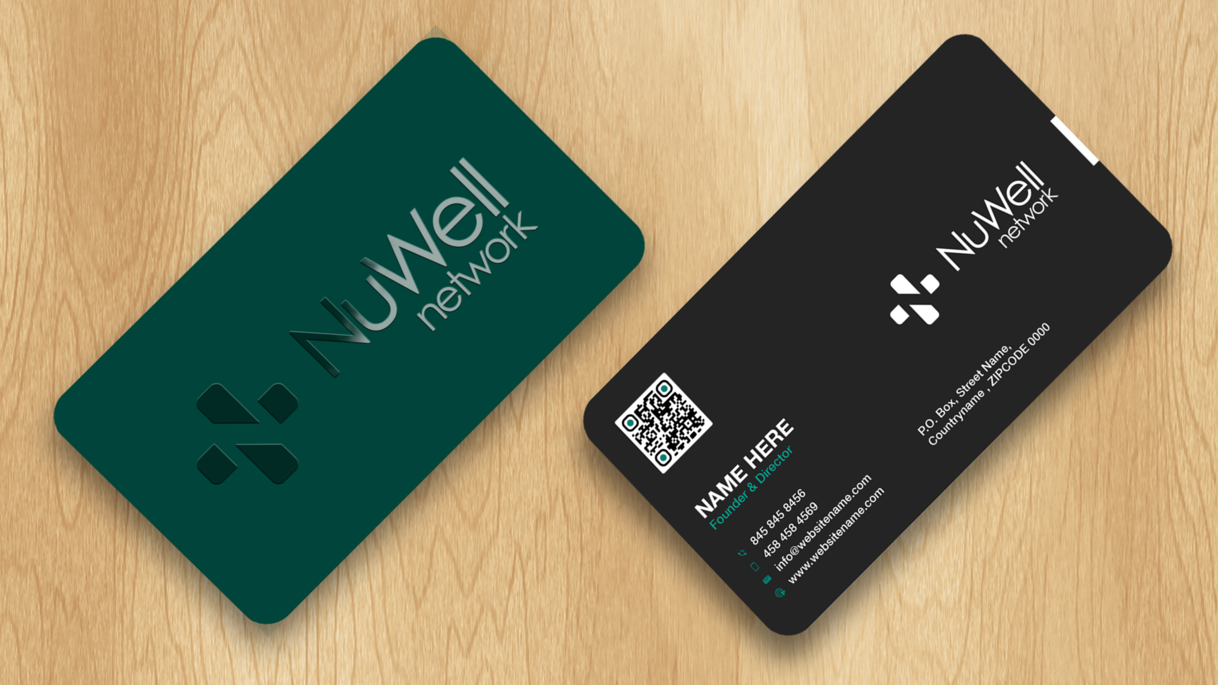 Business Card Design by Isu-D for NuWell Network  | Design #33143824