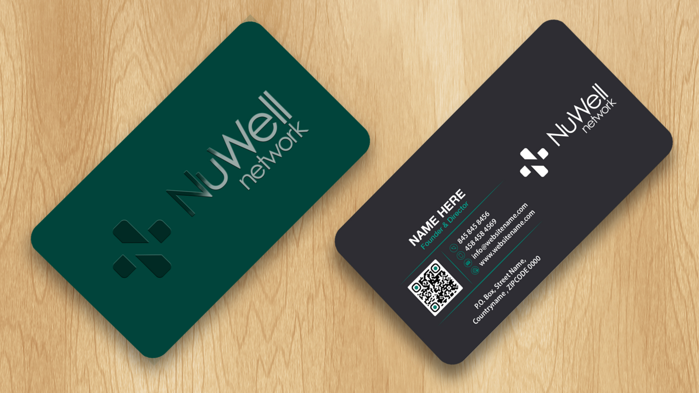 Business Card Design by Isu-D for NuWell Network  | Design #33143825