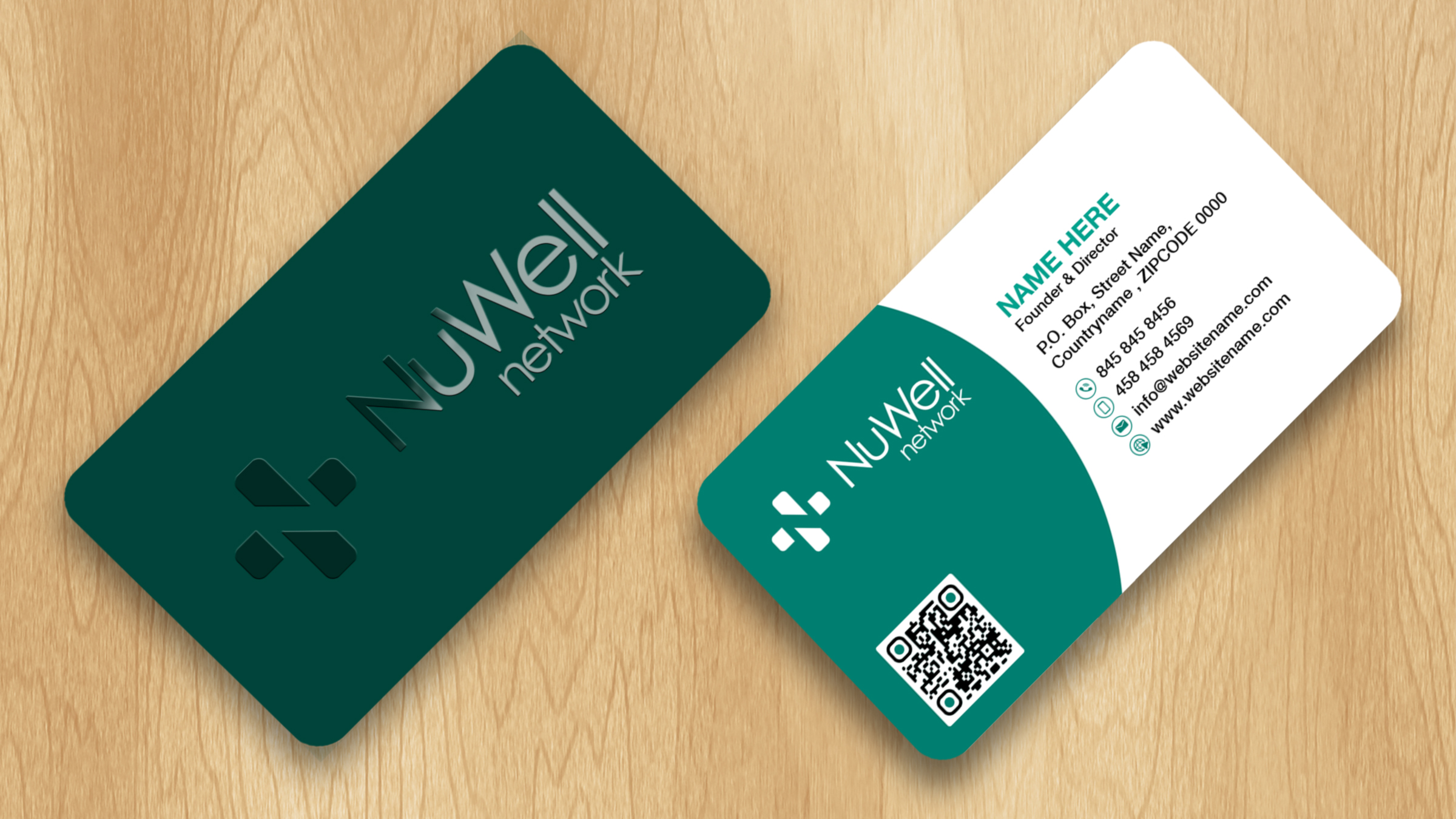 Business Card Design by Isu-D for NuWell Network  | Design #33143829
