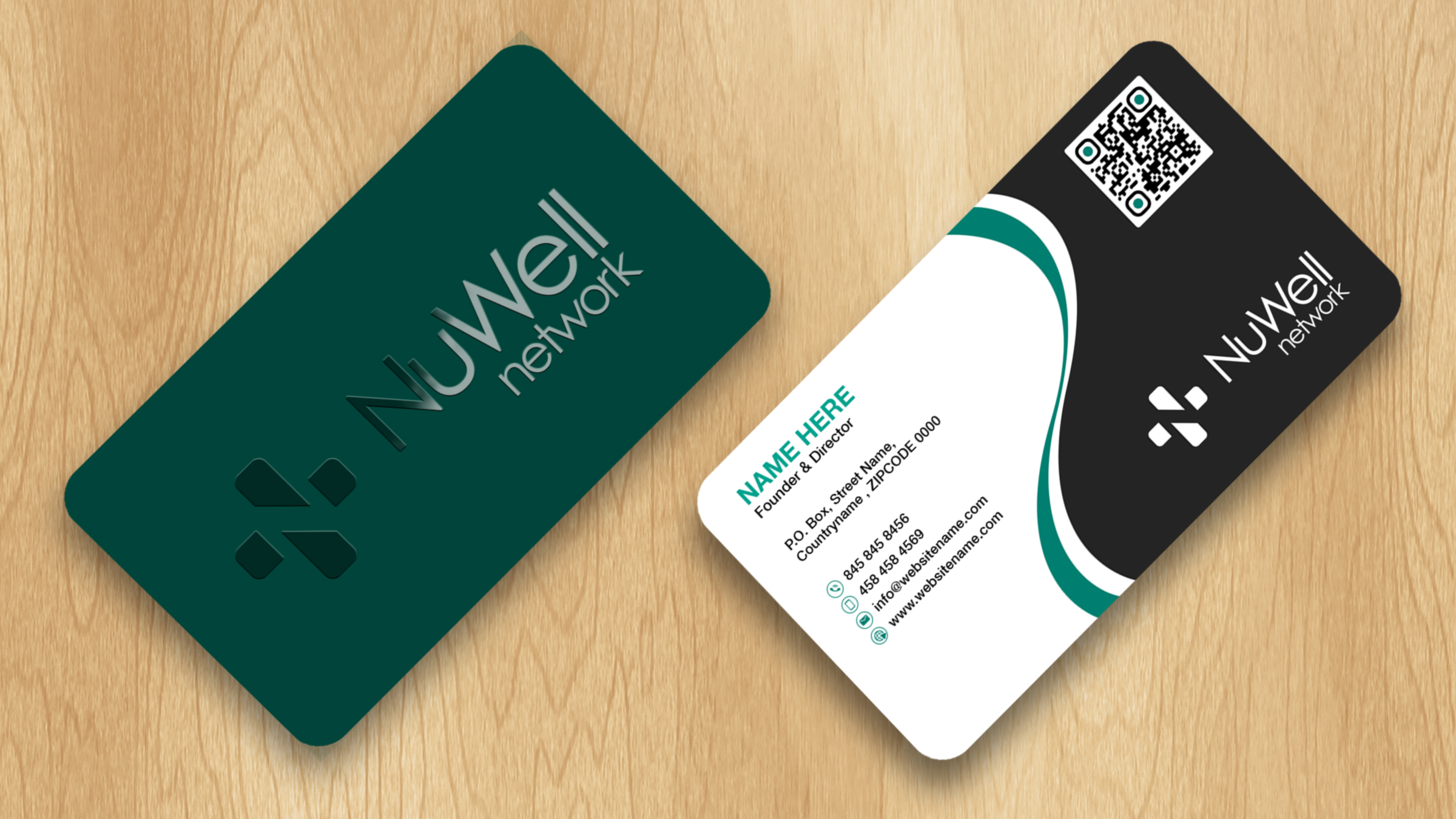 Diseño de Tarjeta de Presentación por Isu-D para NuWell Network  | Diseño #33143838