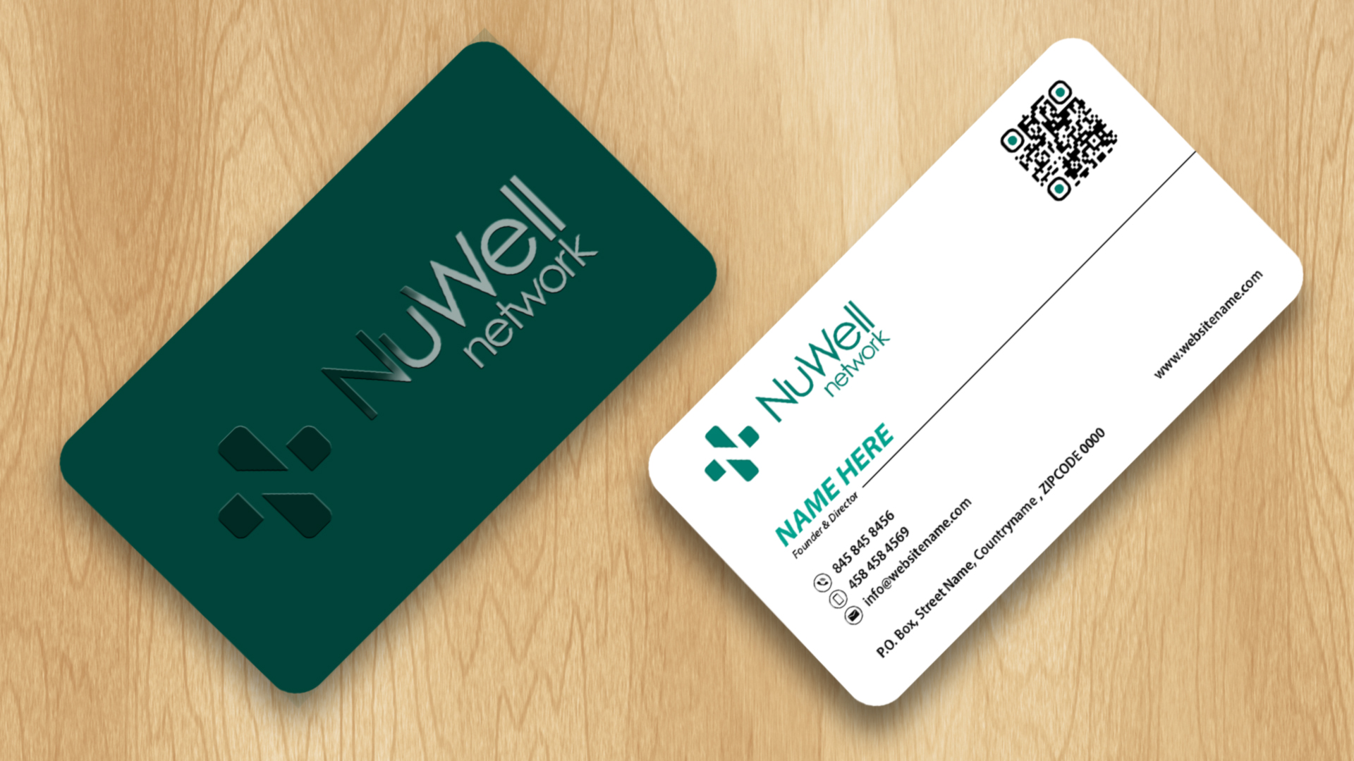Business Card Design by Isu-D for NuWell Network  | Design #33143846