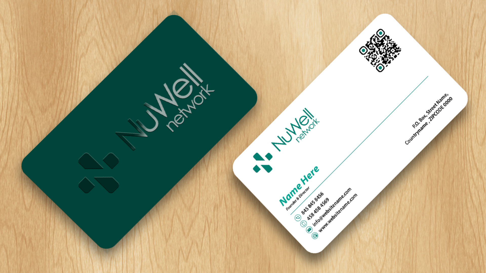 Business Card Design by Isu-D for NuWell Network  | Design #33143847