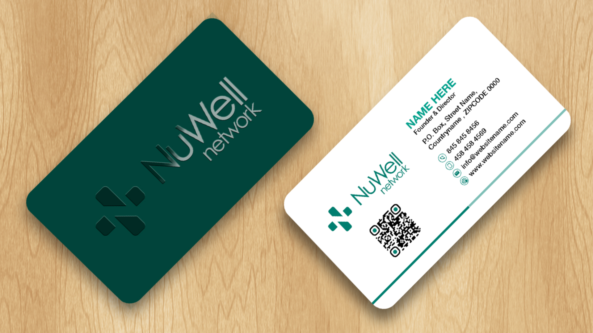 Diseño de Tarjeta de Presentación por Isu-D para NuWell Network  | Diseño #33143850