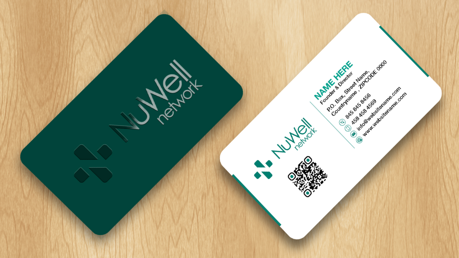 Business Card Design by Isu-D for NuWell Network  | Design #33143857