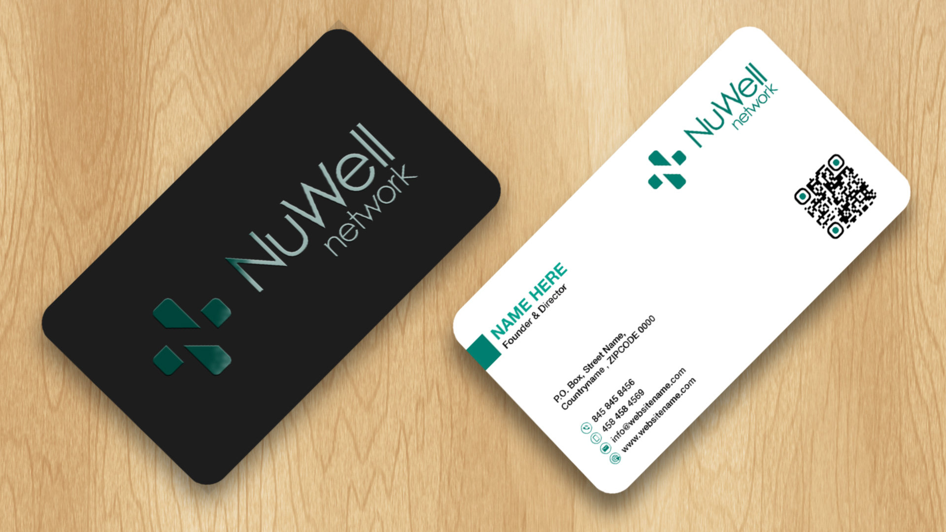 Diseño de Tarjeta de Presentación por Isu-D para NuWell Network  | Diseño #33143858