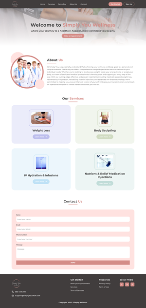 Web Design by Taufik H for Glacier Coast | Design #33142646