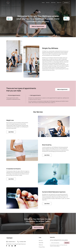 Web Design by Taufik H for Glacier Coast | Design: #33142683