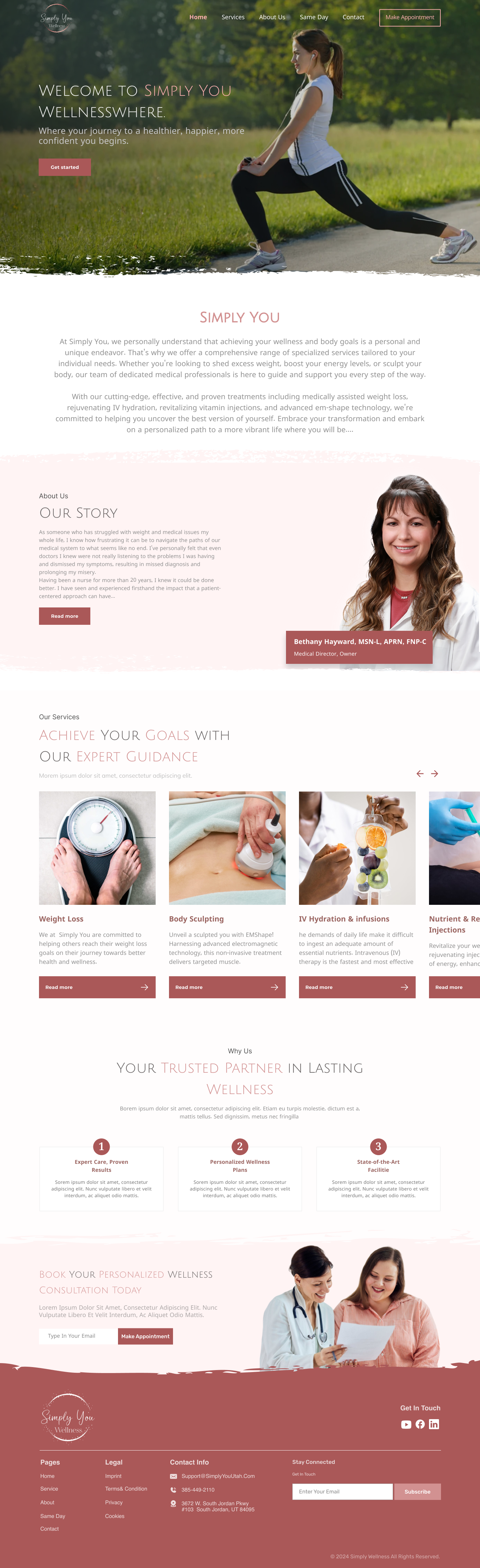 Web Design by Taufik H for Glacier Coast | Design #33142774