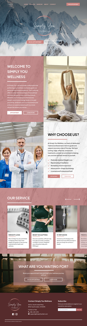 Web Design by Taufik H for Glacier Coast | Design: #33142820