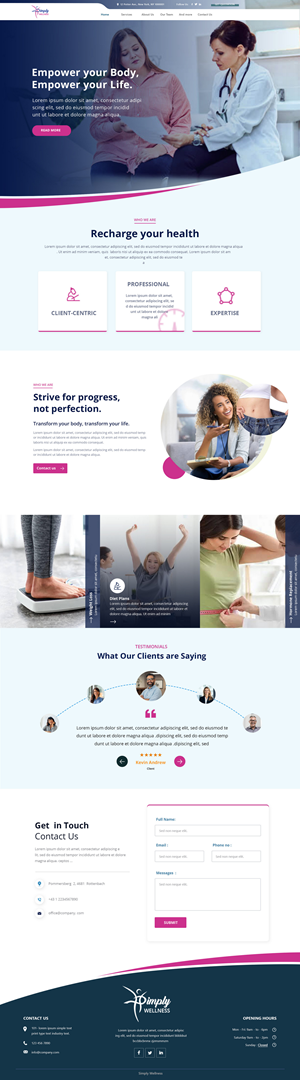 Web Design by Andrew Asiimwe for Glacier Coast | Design: #33155647