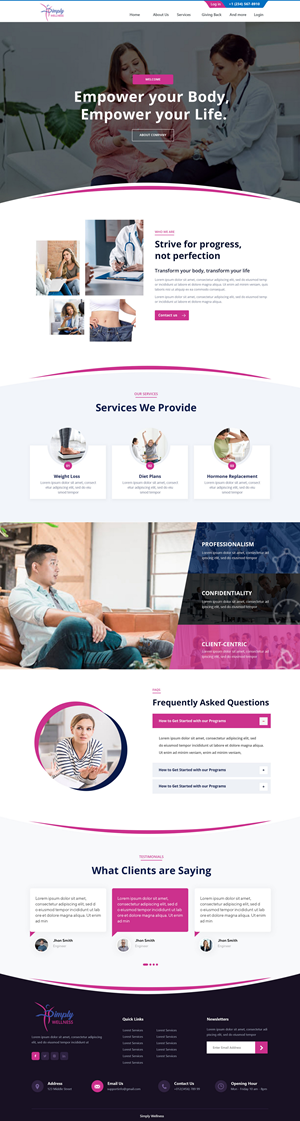 Web Design by Andrew Asiimwe for Glacier Coast | Design: #33156723
