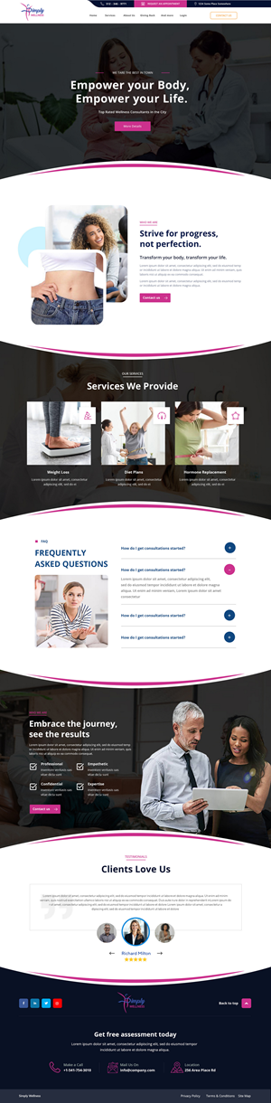 Web Design by Andrew Asiimwe for Glacier Coast | Design: #33156725