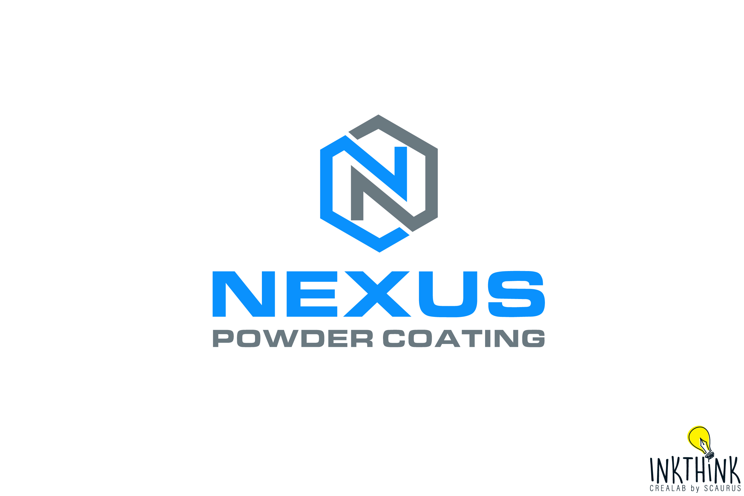 Diseño de Logo por InkThink by Scaurus para Nexus Powder Coating  | Diseño #33119575