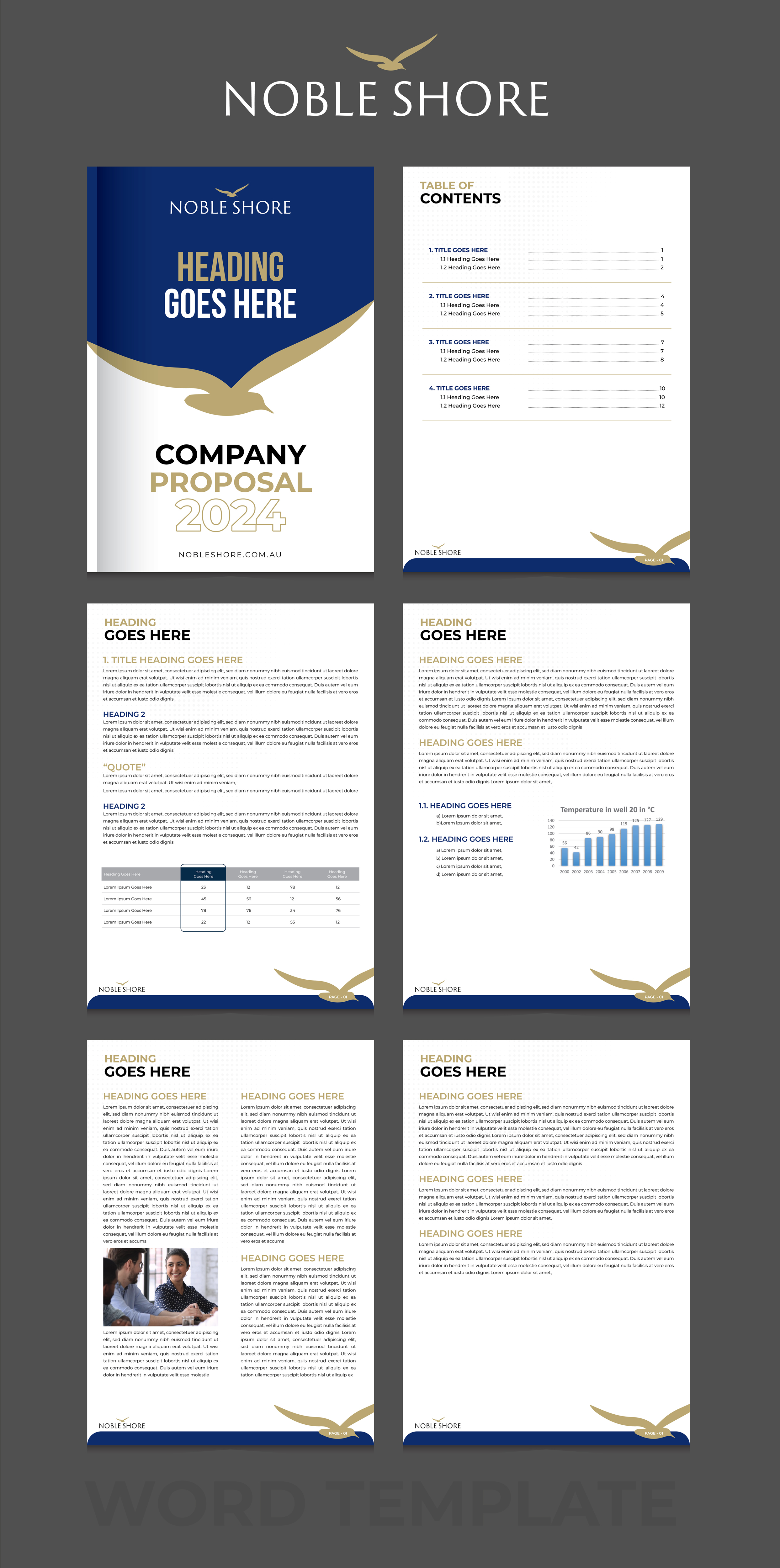 Word Template Design by 3Guys for this project | Design #33152264