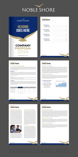 Word Template Design by 3Guys for this project | Design: #33152264