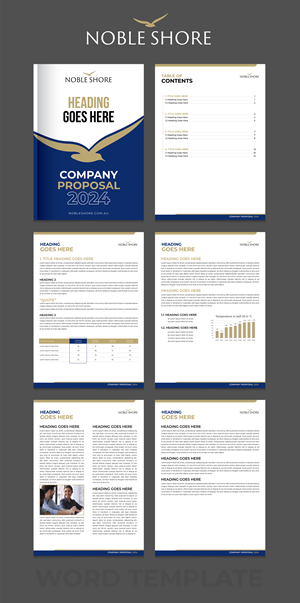 Word Template Design by 3Guys for this project | Design: #33152531