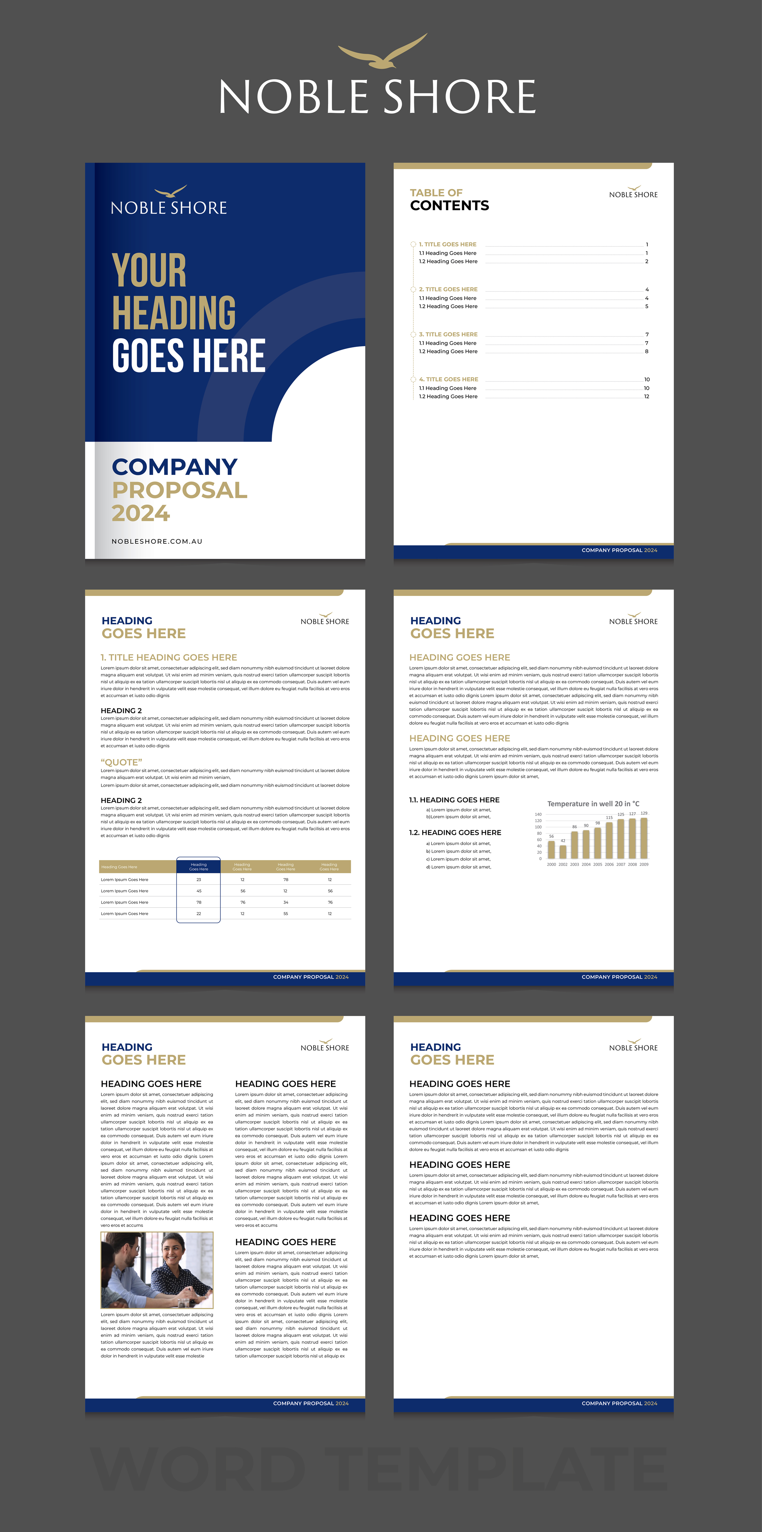 Word Template Design by 3Guys for this project | Design #33156779