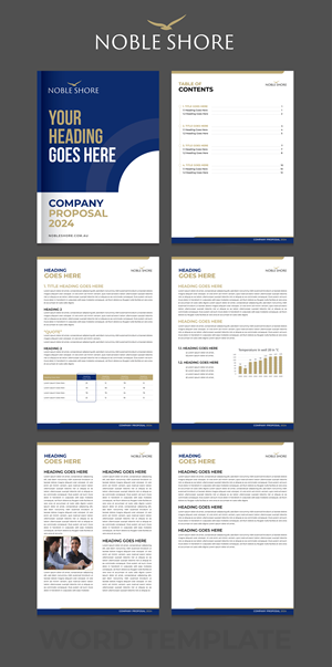 Word Template Design by 3Guys for this project | Design: #33156779