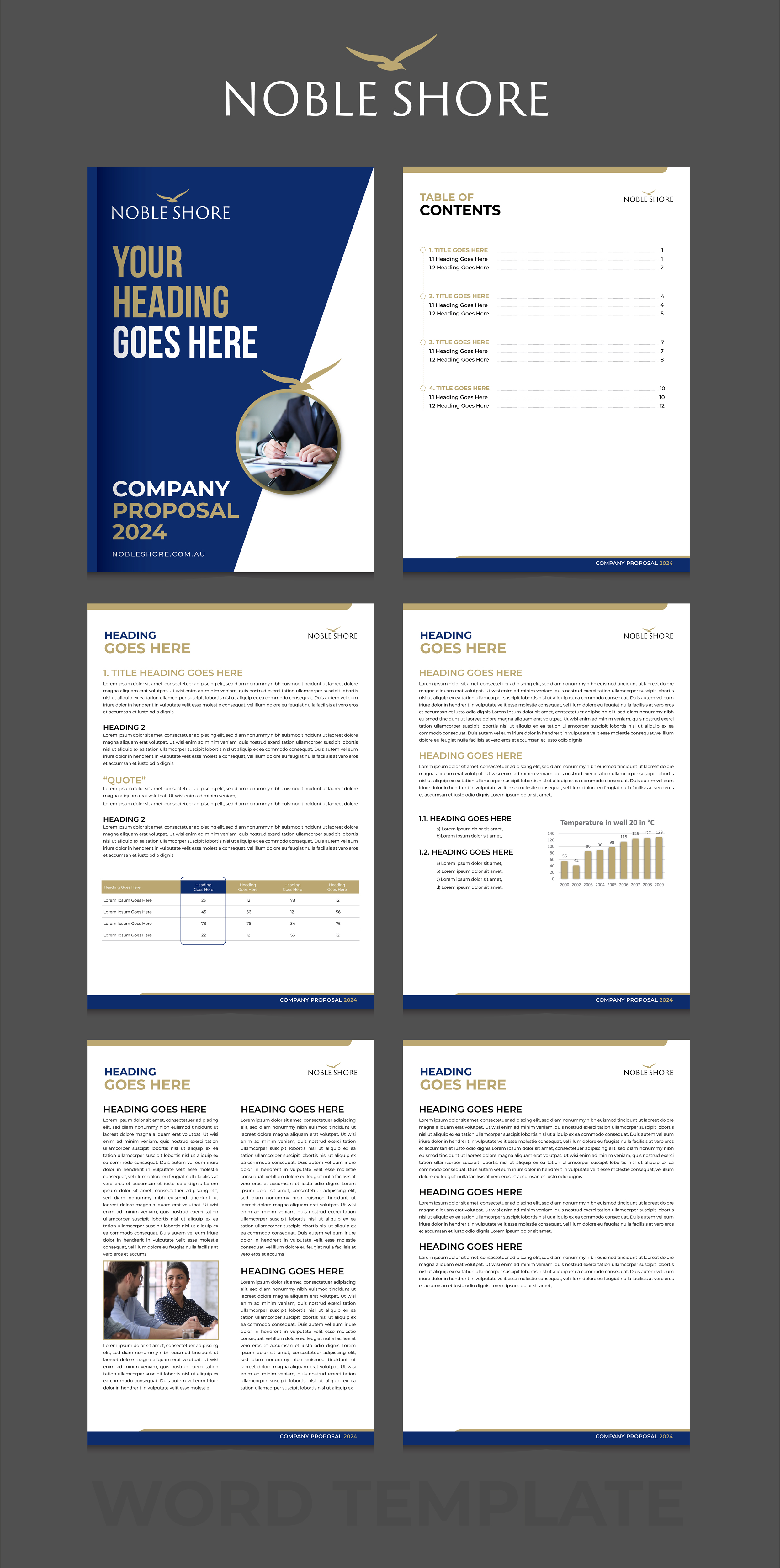 Word Template Design by 3Guys for this project | Design #33156783