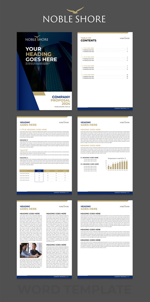 Word Template Design by 3Guys for this project | Design: #33156918